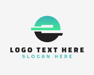 Badge - Digital Software Letter E logo design
