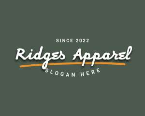 Retro Apparel Business logo design