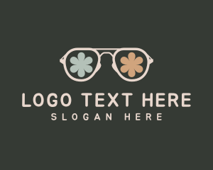 Corrective Lens - Cute Sunglass Business logo design