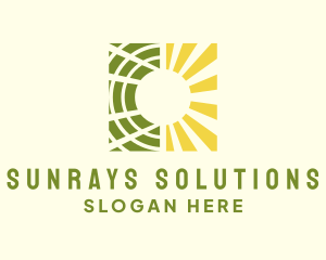 Renewable Solar Sun logo design