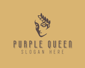 Beautiful Queen Woman  logo design