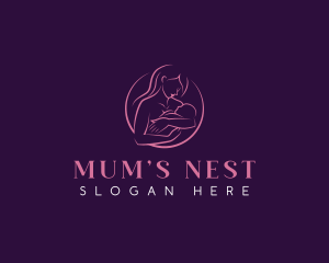 Mother Baby Parenting logo design