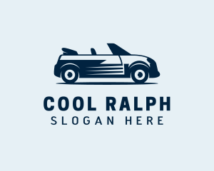 Automotive - Blue Car Automotive logo design