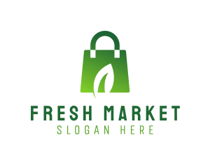 Stall - Leaf Shopping Bag logo design
