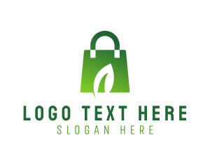 Stall - Leaf Shopping Bag logo design