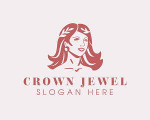 Woman Nature Headpiece  logo design