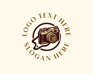 Photography Lens Camera logo design
