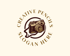 Photography Lens Camera logo design