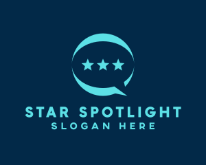 Star Messaging App  logo design