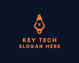 Fire Tech Claw logo design