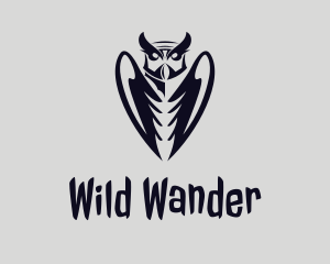 Wild Owl Bird logo design