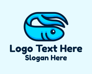Ocean Tuna Fish  Logo