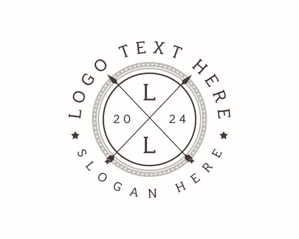Hipster - Hipster Arrow Business logo design