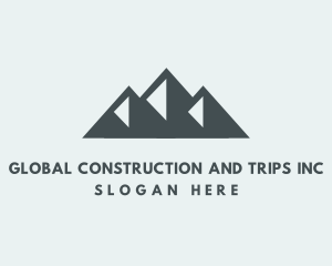 Peak - Elegant Mountain Company logo design