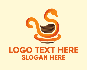 Swan Cafe Coffee Logo