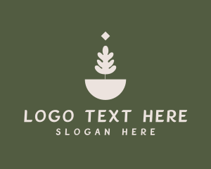 Loose Leaf Tea - Boho Tea Bowl logo design