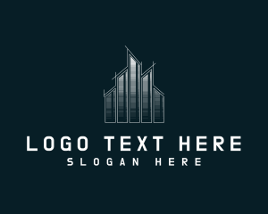 Condo - Cityscape Building Structure logo design