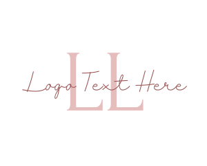 Photographer - Elegant Feminine Firm logo design