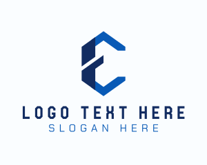 Entrepreneur - Business Technology Letter E logo design