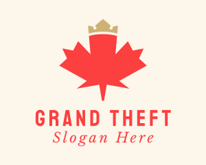 Canada - Maple Leaf Crown logo design