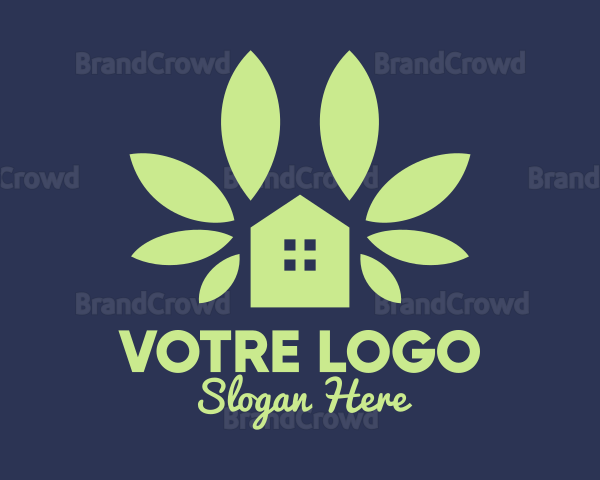 Simple Green House Logo