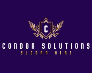 Condor - Luxury Eagle Crest logo design