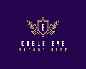 Luxury Eagle Crest logo design