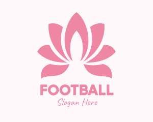 Pink - Pink Lotus Flower logo design