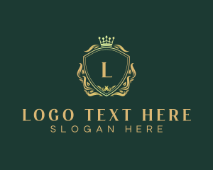 Monarchy - Premium Luxury Leaves logo design