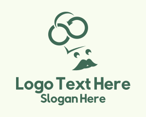 Loop - Green Recycle Chef logo design