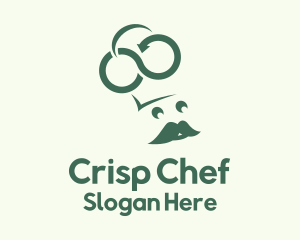 Green Recycle Chef logo design