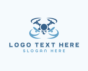 Technology - Surveillance Aerial Drone logo design
