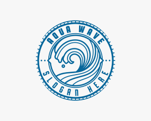 Wave Surfer Resort logo design