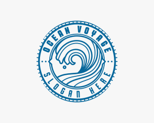 Wave Surfer Resort logo design