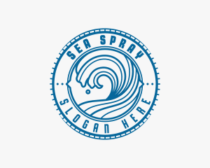 Wave Surfer Resort logo design