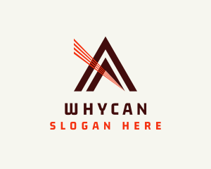 Freight - Sharp Triangle Prism logo design