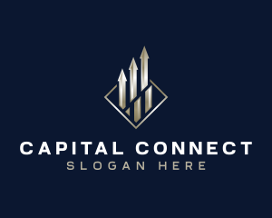 Investment Finance Arrow logo design