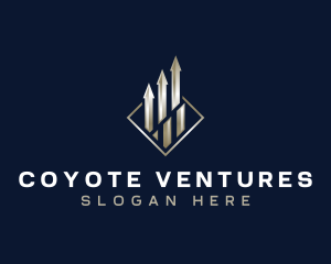 Investment Finance Arrow logo design