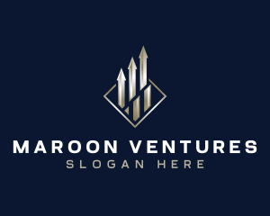 Investment Finance Arrow logo design