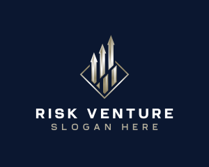 Investment Finance Arrow logo design