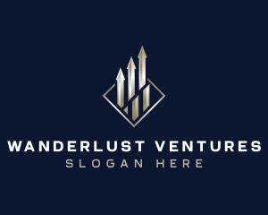 Investment Finance Arrow logo design