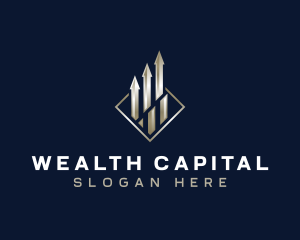 Investment Finance Arrow logo design