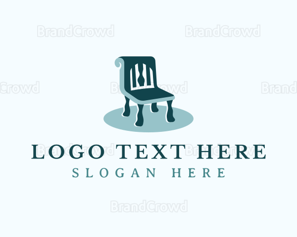 Chair Seat Upholstery Logo