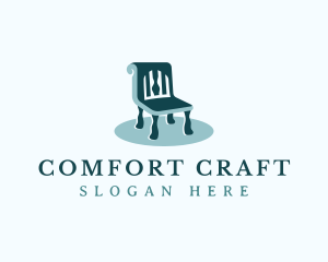 Upholstery - Chair Seat Upholstery logo design