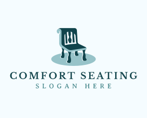 Chair Seat Upholstery logo design