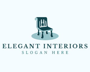 Chair Seat Upholstery logo design