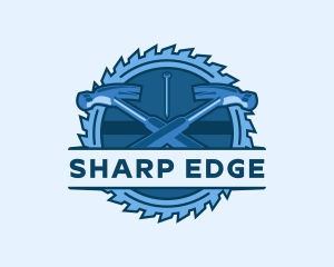 Blade - Hammer Blade Saw logo design