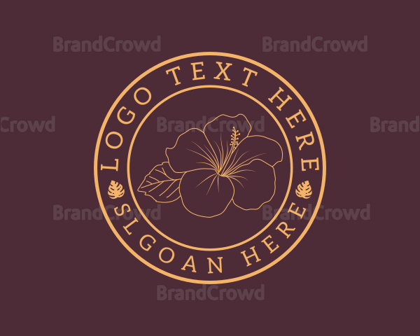 Elegant Botanical Flower Logo