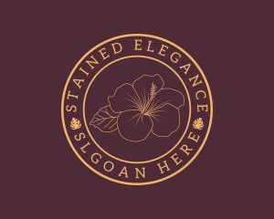 Elegant Botanical Flower logo design