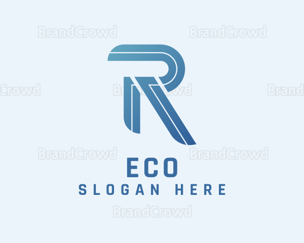 Modern Business Company Letter R Logo